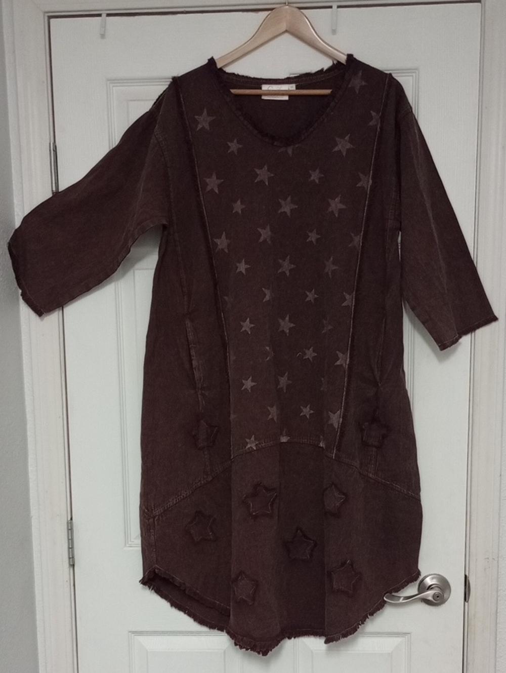 Star Denim Cotton Dress